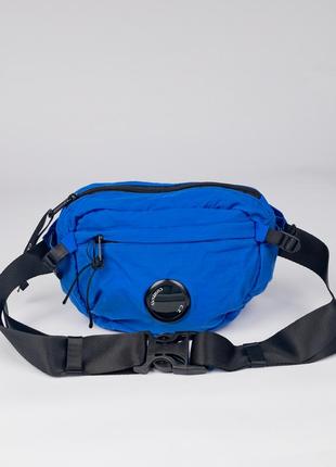 Сумка-бананка чоловіча чорна cp company, брендова сумка для чоловіка, тканева сумка на пояс/на плече4 фото