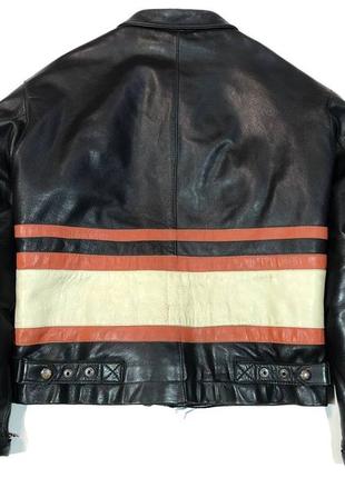 Spidi harley davidson moto leather jacket vintage racing bike motorcycle мотокуртка9 фото