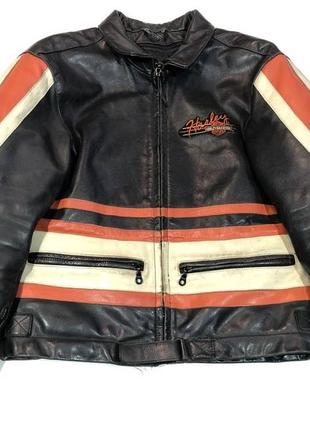 Spidi harley davidson moto leather jacket vintage racing bike motorcycle мотокуртка5 фото