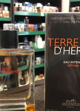 Hermes terre d'hermes eau intense vetiver 💥оригінал 1,5 мл розпив аромату затест7 фото