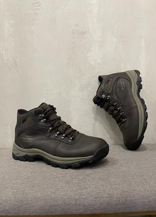 Кожаные кроссовки кеды обуви ботинки сапоги hi-tec, размер 40, 26 см2 фото