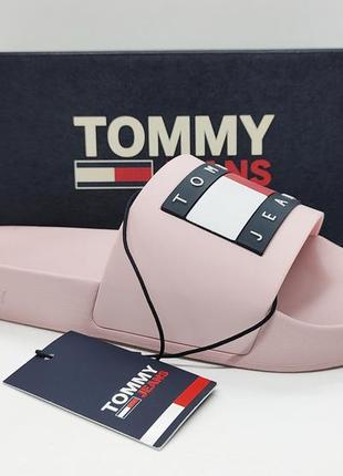 Стильні зручні шльопанці tommy hilfiger оригінал