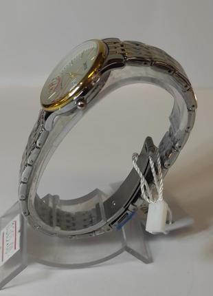 Кварцевий годинник з металевим ремінцем3 фото