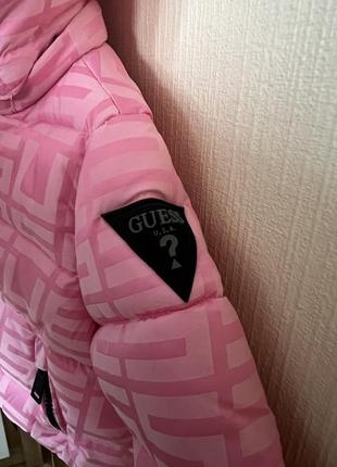 Куртка детская розовая guess2 фото