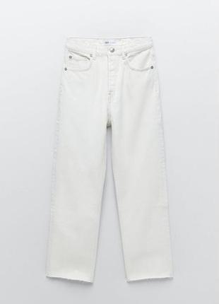 Джинсы прямые zara straight jeans4 фото