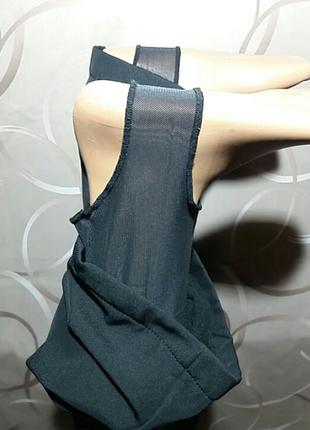 Штани жіночі утеплені  флісом для занять зимовими видами спорту чорного кольору.8 фото