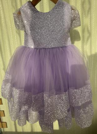 Праздничное платье для девочки 3-5 лет 👑 суперблиск