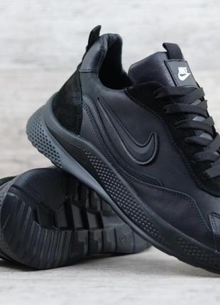 Чоловічі шкіряні кросівки nike