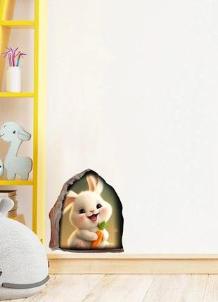 Картинка на стіну нора з кроликом2 фото