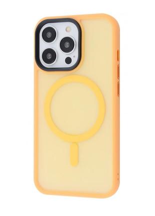 Чохол wave matte insane case with magsafe iphone 13 pro orange