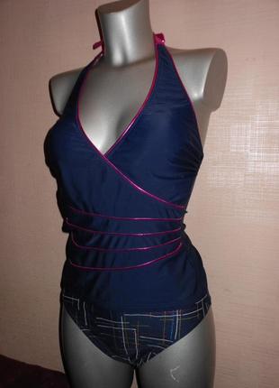 Xs/36 resort,германия!утяжка купальник танкини синий
