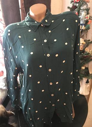 Дуже гарна блуза в горох