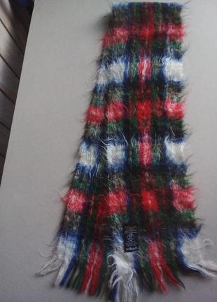 Мохеровий шарф шотландіямохеровий шарф шотладия2 фото