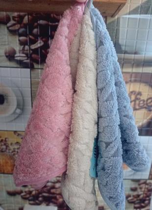 Набор полотенец для рук пушистые микрофибра