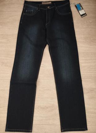 Теплые мужские джинсы на флисе2 фото