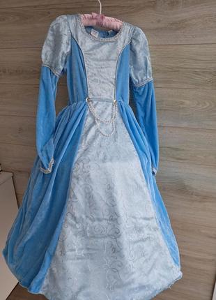 Платье эльзы  золушки принцессы disney 7-8-9л5 фото
