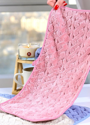 Набор полотенец для рук пушистые микрофибра