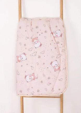 Одеяло детское шерстяное стеганое витое 100х140 premium 22179