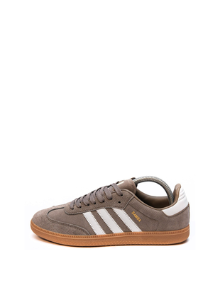 Мужские сникерсы adidas samba og shoes brown.1 фото