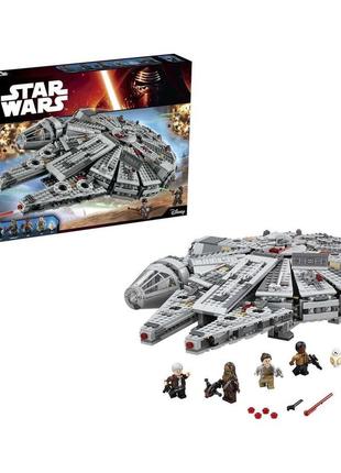 Lego star wars millennium falcon тысячелетний сокол (75105) конструктор новый!!!