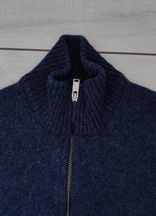 Качественный теплый свитер с высокой горловиной шерсть 100 %4 фото