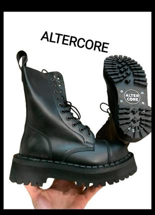 Altercore черевики натуральна шкіра на платформі2 фото