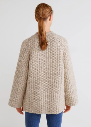 Стильный мягкий тёплый джемпер свитер оверзайз от mango6 фото