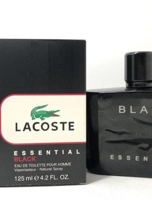 Мужская туалетная вода lacoste essential black