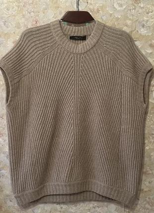 Шерстяная жилетка оверсайз  max mara