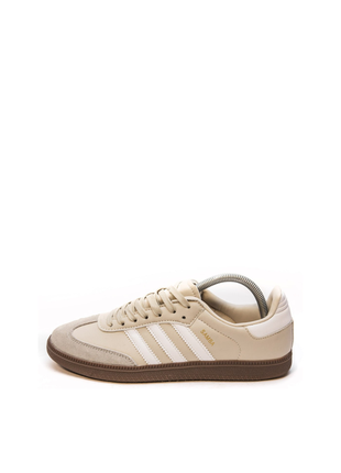 Мужские сникерсы adidas samba fb beige gum.