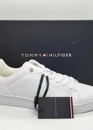 Кожаные кроссовки кеды tommy hilfiger оригинал