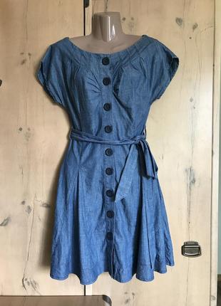 Платье деним