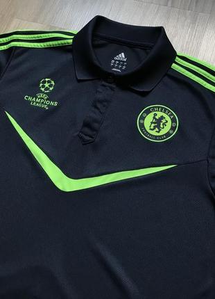 Колекційна футбольна поло футболка adidas chelsea fc polo shirt3 фото