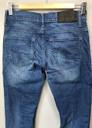 Tiger of sweden джинсы синие с потертостями зауженные штаны хлопок 98% эластин 2%4 фото