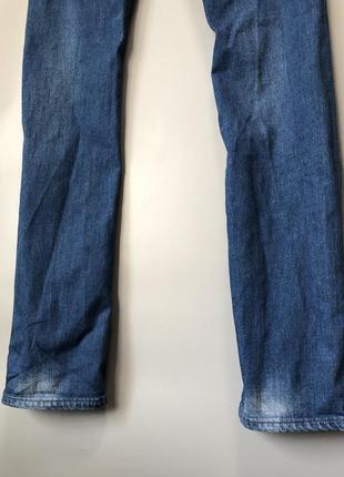 Tiger of sweden джинсы синие с потертостями зауженные штаны хлопок 98% эластин 2%5 фото