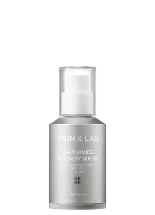 Skin&lab niacinamide recovery serum 30 мл сироватка з ніацинамідом 20%2 фото