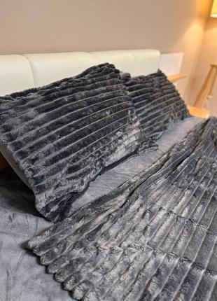 Комплект велюрового постельного белья шарпей