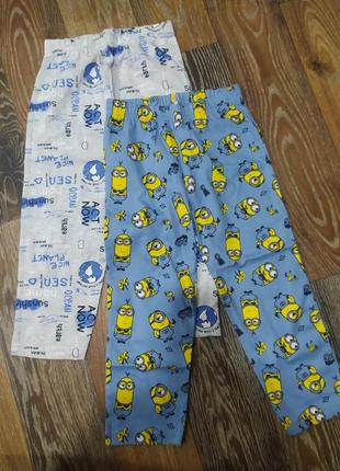 Комплект пижамных штанов на 2-3 года