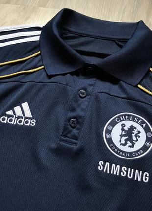 Коллекционная футбольная поло футболка adidas chelsea fc climalite3 фото