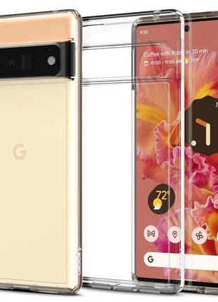 Чехол fiji ultra thin для google pixel 6 pro силикон бампер transparent