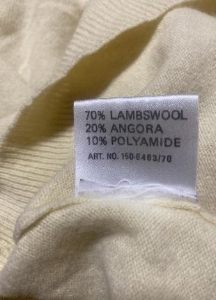 Базовий гольф_водолазка_джемпер шерсть_ангора3 фото