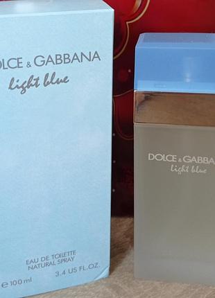 Туалетна вода dolche gabbana light blue лайт блу 100 мл