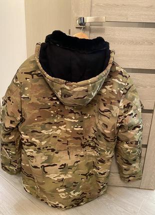 Зимова куртка-бушлат для військових мультикам2 фото