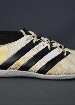 Adidas ace 16.3 primemesh white gold футзалки кроссовки для зала мужские. оригинал. 45-46 р./30 см.