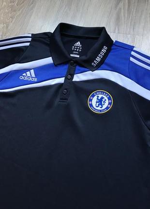 Винтажная футбольная поло adidas chelsea fc3 фото