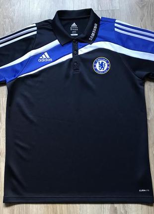 Винтажная футбольная поло adidas chelsea fc1 фото