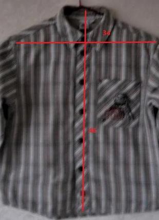 Рубашка зимняя (с подкладкой) хлопок lego рост 110-116см2 фото