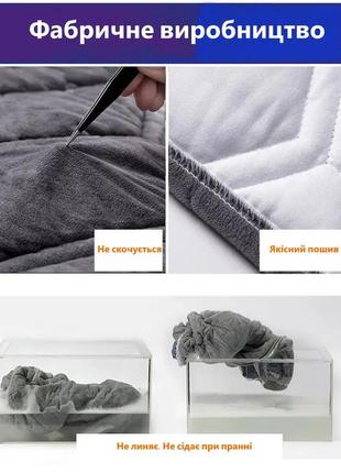 Съемный чехол на изголовье кровати светло-серый 180 см3 фото