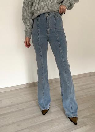 Круті джинси кльош shein1 фото