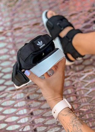 Adidas женские летние сандалии черного цвета (36-40)4 фото
